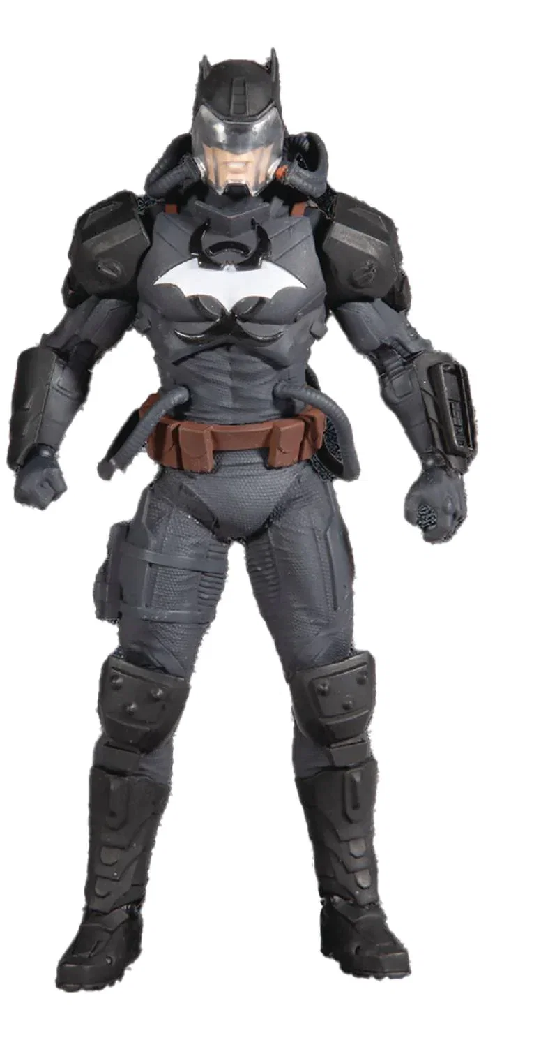 مجسم باتمان ببدلة الحماية من المواد الخطرة من سلسلة DC Multiverse بحجم 7 إنش – McFarlane Toys