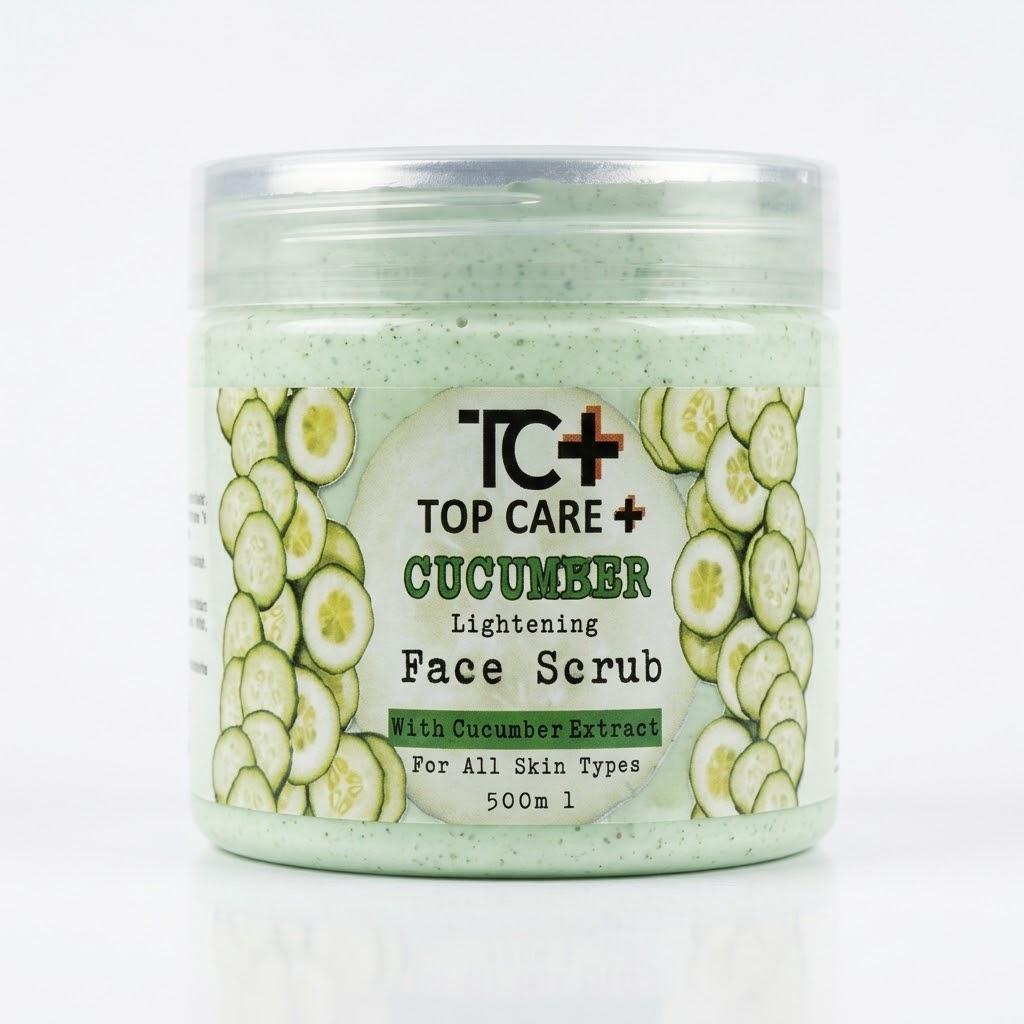 TC+ Top Care+ Cucumber Lightening Face Scrub (500ml)