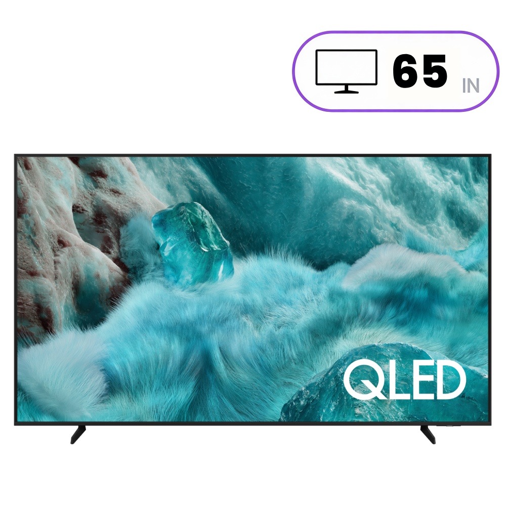 تلفزيون سامسونج Samsung بشاشة 65 بوصة بدقة 4K Ultra HD بتردد 60 Hz تلفاز ذكي Tizen QLED – أسود
