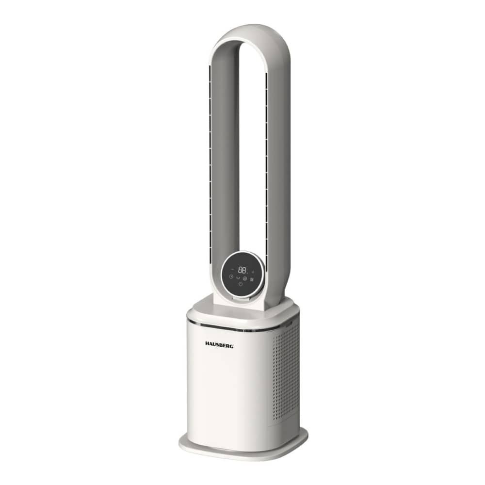 Hausberg HB-5959AB Digital Bladeless Tower Fan - White