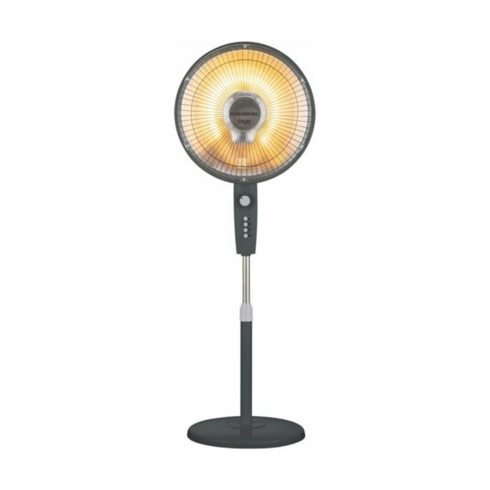 مدفأة ستاند هالوجين كهربائية هاوسبيرغ Hausberg بقوة 1000W – أسود