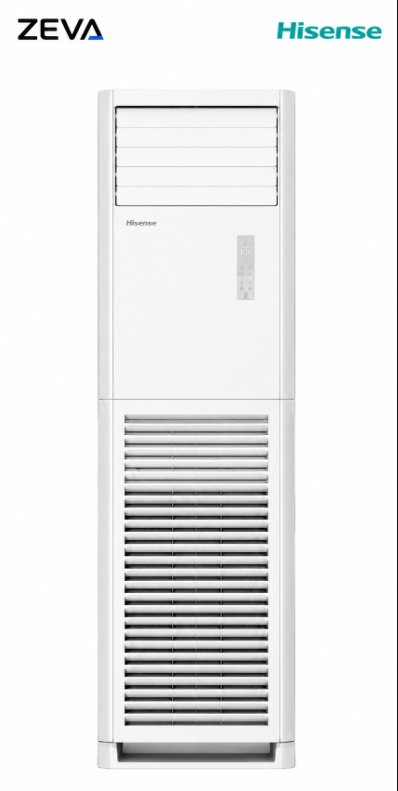 سبلت هايسنس عامودي سعة 2 طن مع تقنية Inverter والتحكم بالأمبير على 3 مراحل
