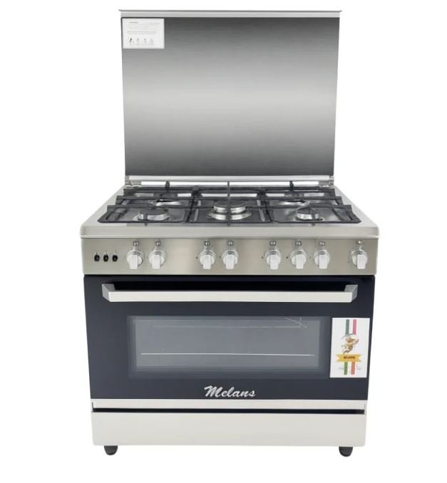 طباخ ميلانو الايطالي موديل F99NC-S حجم 90×60 خمس مشاعل