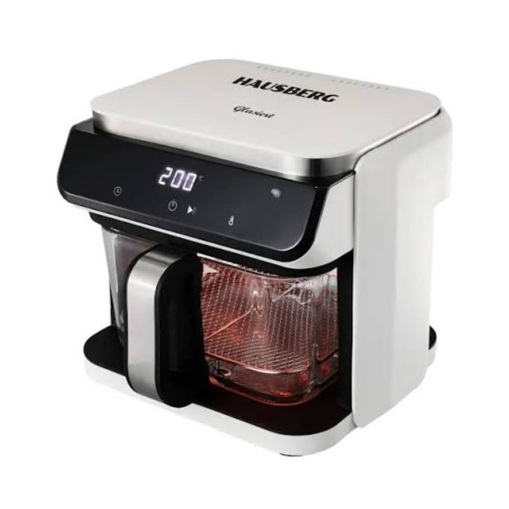 Hausberg HB-2343AB Air Fryer - 6.5L - Glass
