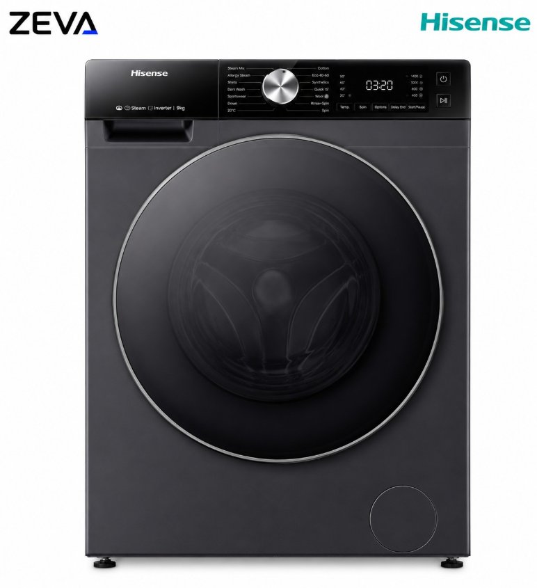 Hisense 12kg Front Load Washing Machine with Inverter Motor and Smart Dosing