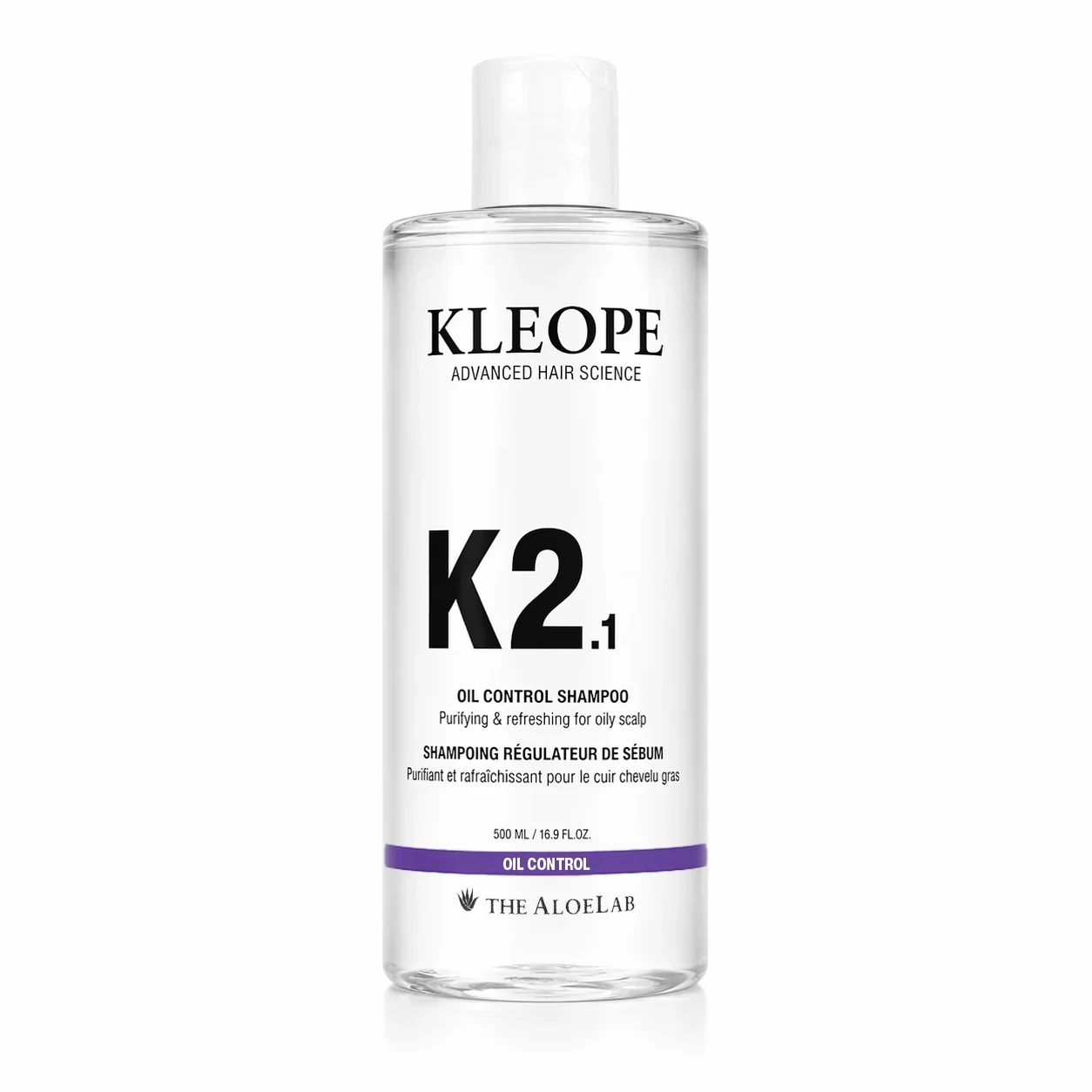 كليوب K2.1 شامبو التحكم بالدهون وتنقية فروة الرأس الدهنية