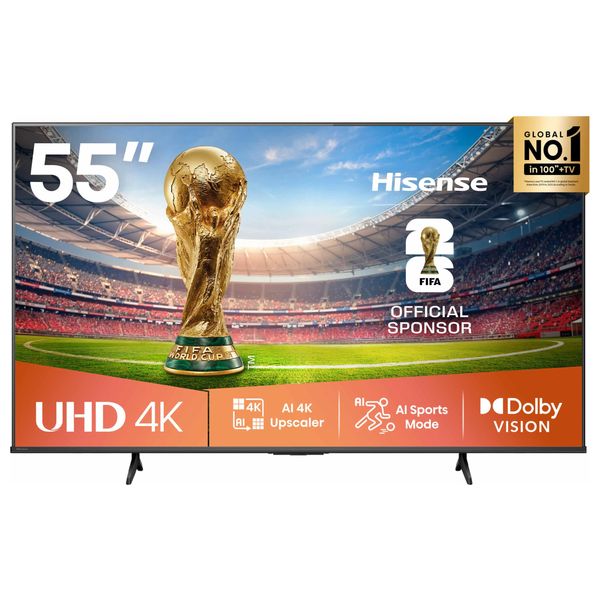 تلفزيون هايسنس سمارت 55 إنش 55A62QS