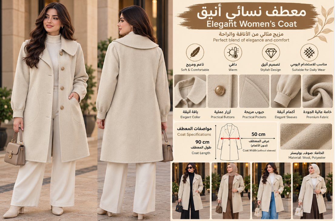 B03 Women's Long Coat