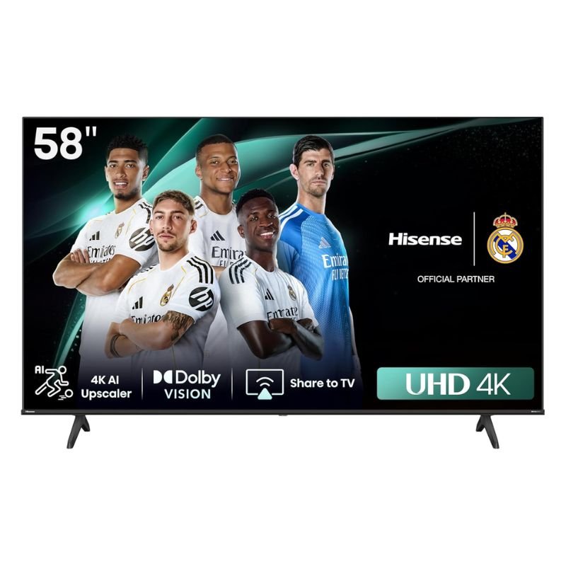 تلفزيون هايسنس سمارت 58 إنش 58A61Q