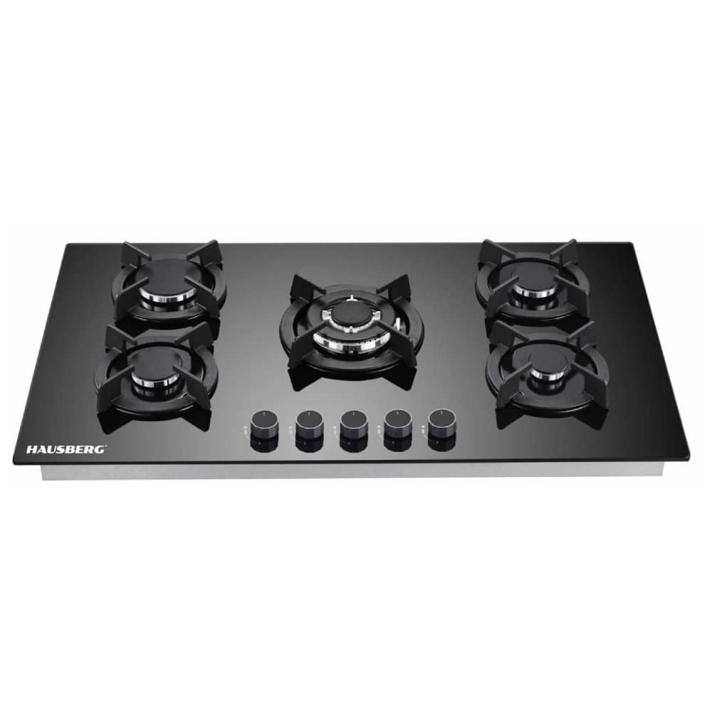 Hausberg HB-569NG Wall-Mounted Pyramid Cooker Hood - 60cm - Black