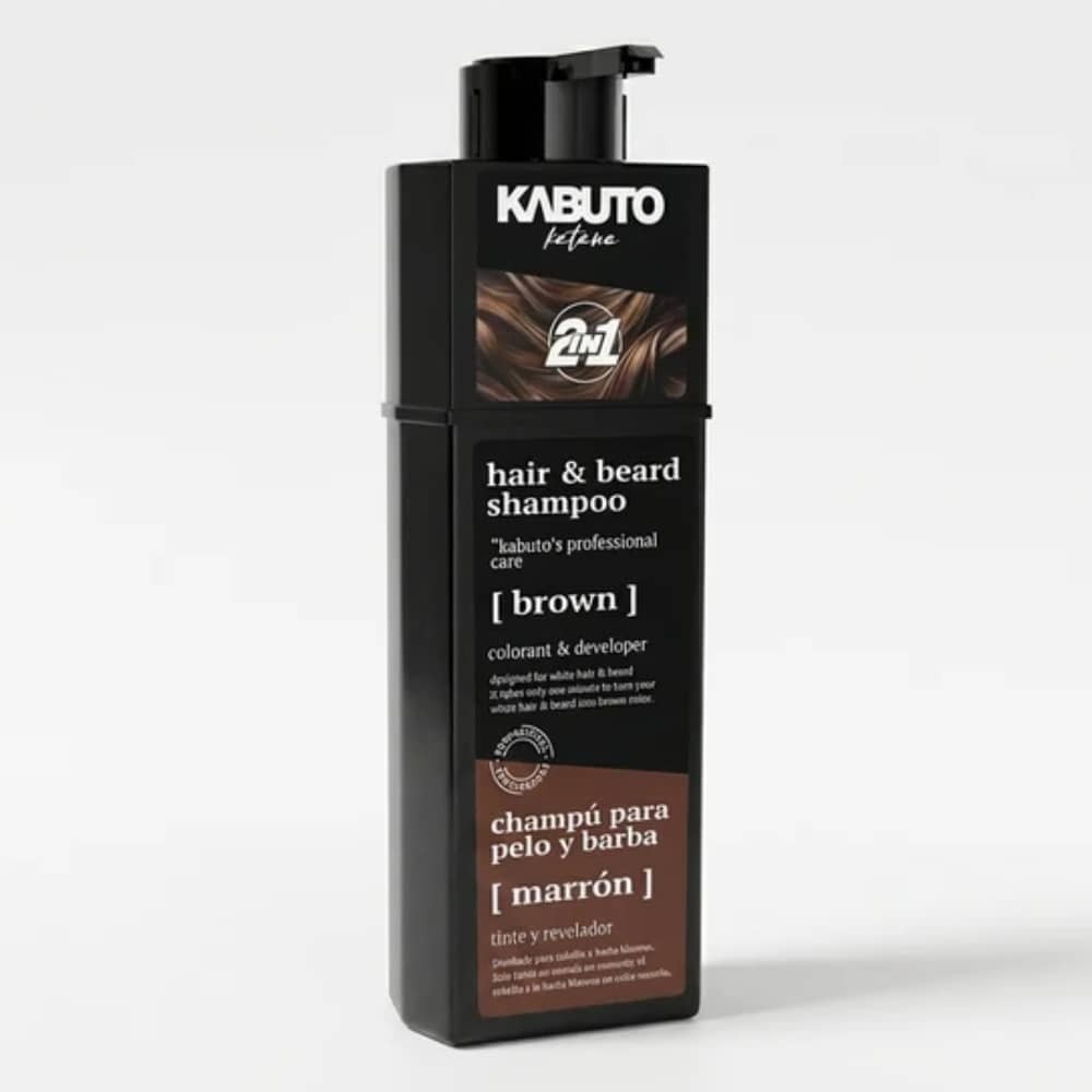 شامبو كابوتو Kabuto للشعر المصبوغ 200ml – بني