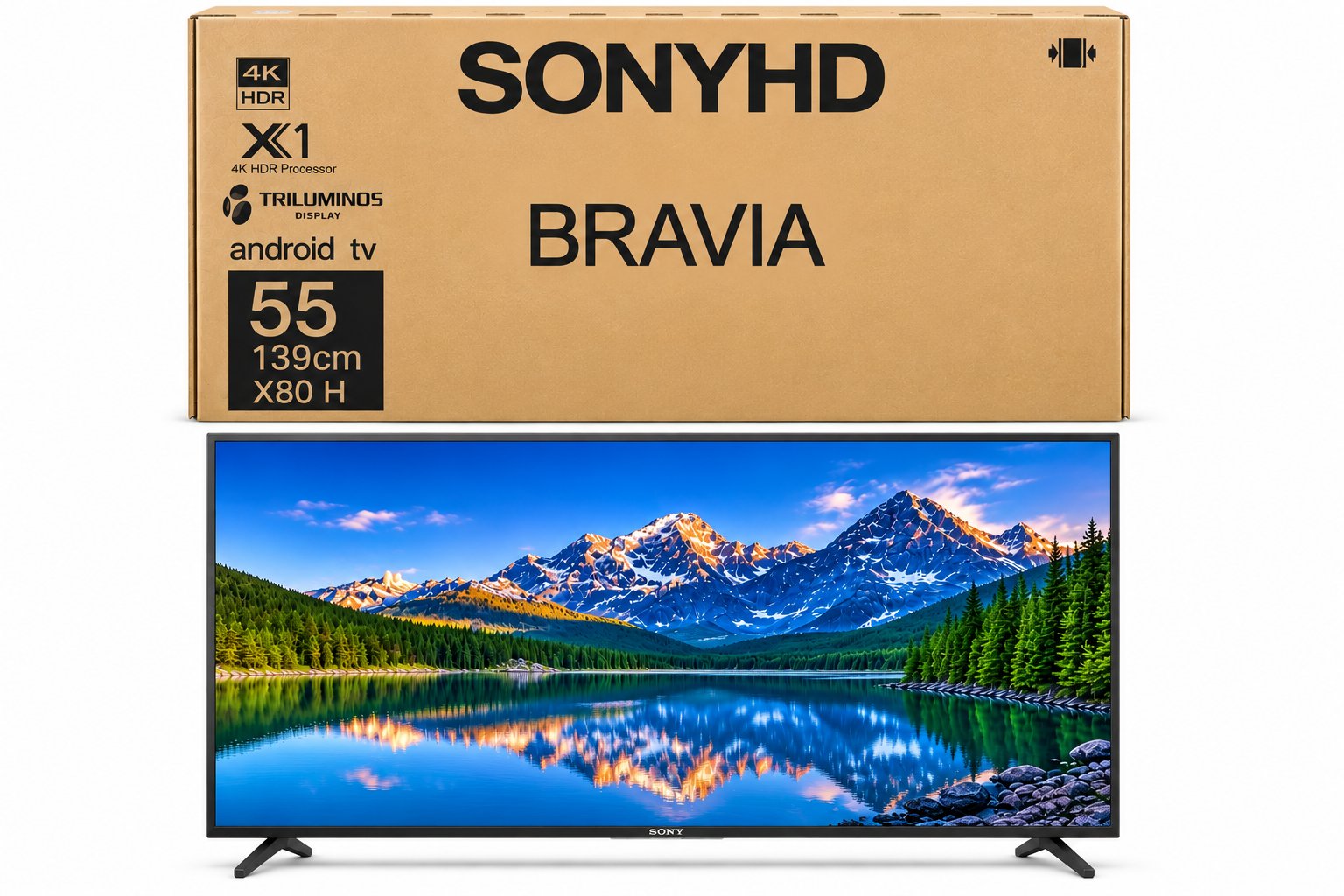 شاشة سونياجدي براڤيا سمارت 55 بوصة 4K HDR أندرويد