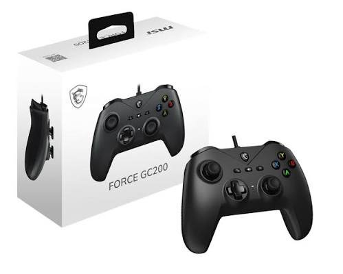 يد تحكم ألعاب MSI FORCE GC200 السلكية للكمبيوتر وأجهزة أندرويد