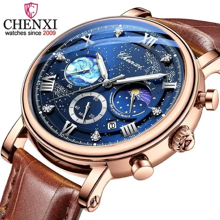 Chenxi men watch sky moon