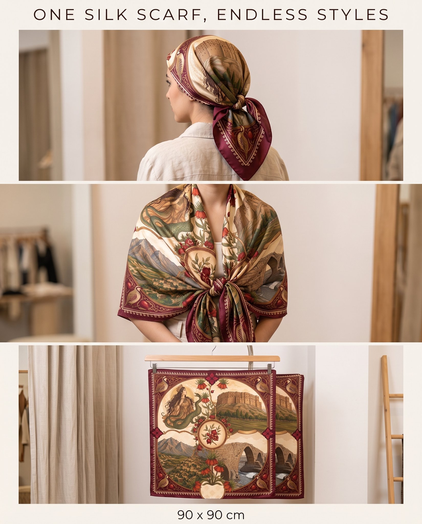 Scarf 90 cm