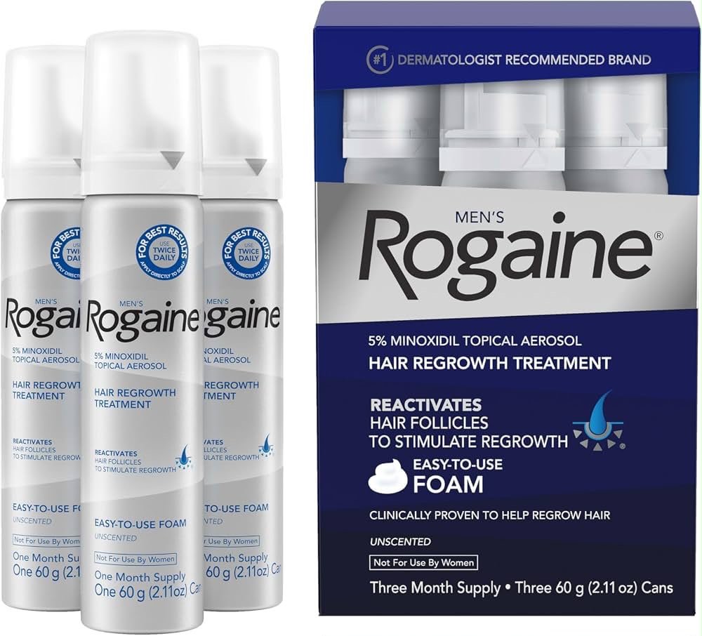 5% Minoxidil رغوة لعلاج تساقط الشعر وتحفيز نمو الشعر