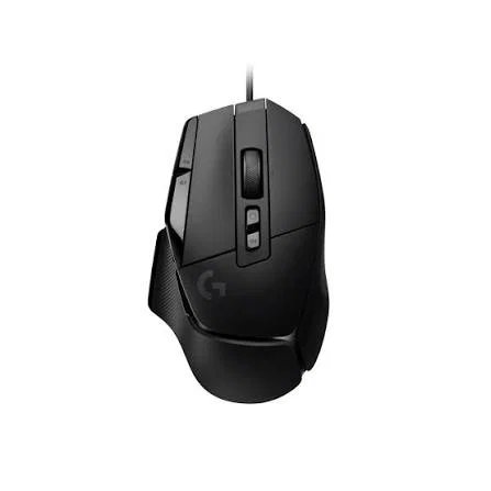 ماوس ألعاب سلكي لوجيتك G502 X باللون الأسود مع مفاتيح LIGHTFORCE الهجينة