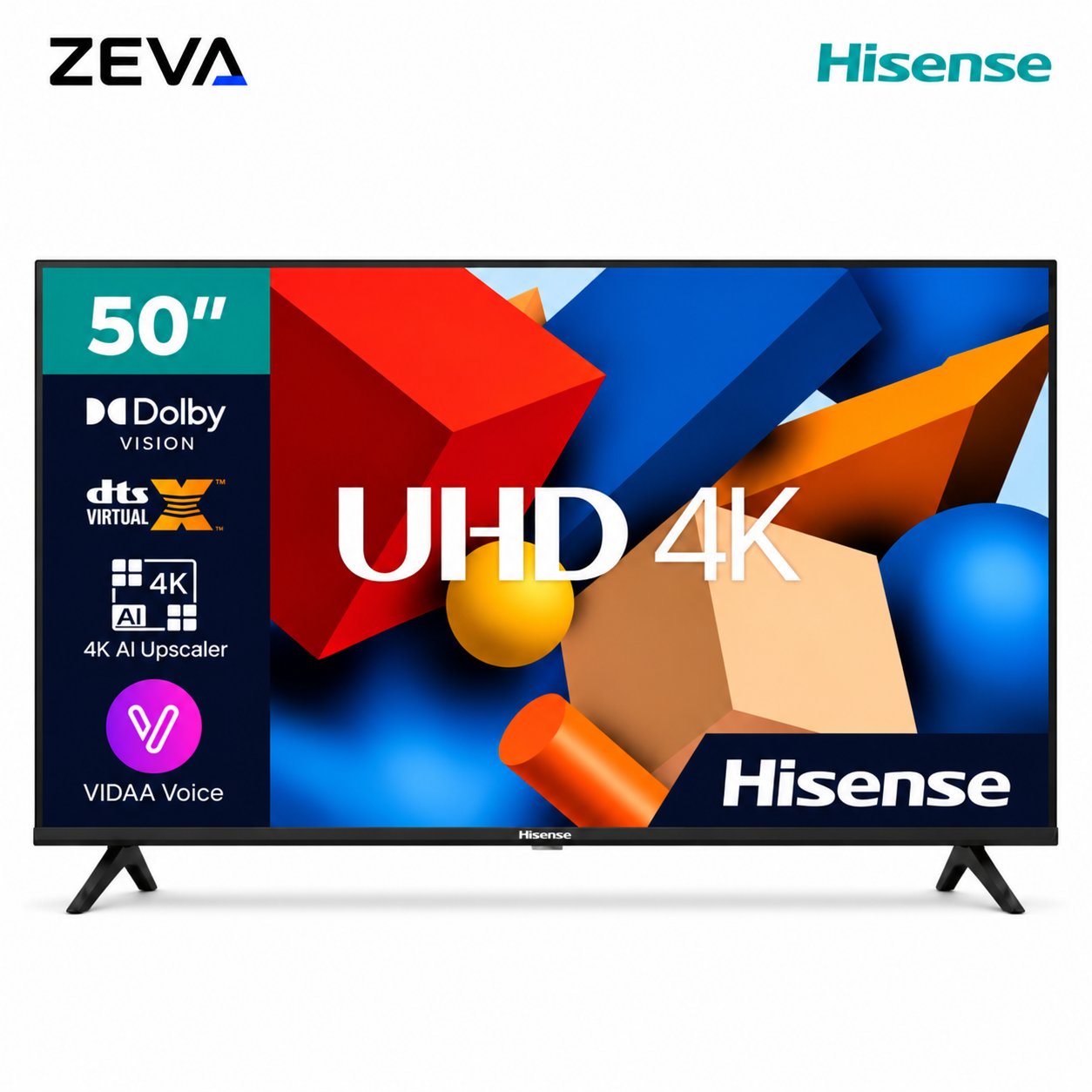 تلفزيون هايسنس سمارت 50 بوصة بدقة Full HD وتردد 60Hz وتقنية Dolby Audio