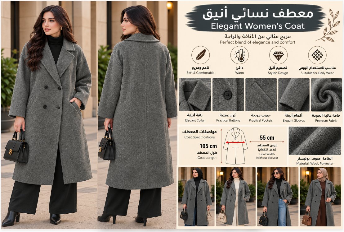 B11 Women's Long Coat