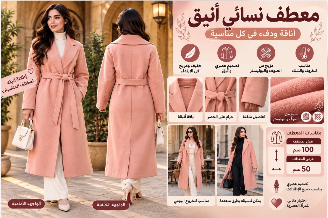 B01 Women's Long Coat