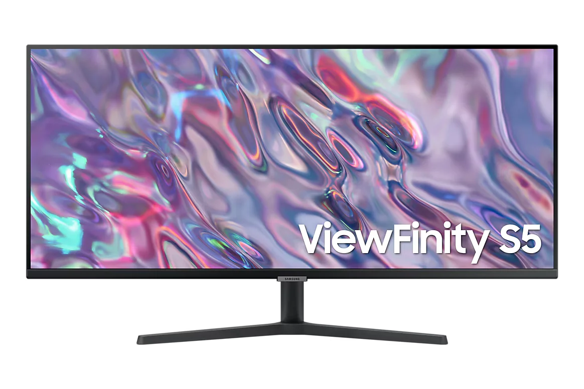 شاشة الأعمال سامسونج فيوفينيتي اس 5 العريضة 34 بوصة - Samsung ViewFinity S5 LS34C500GAMXUE