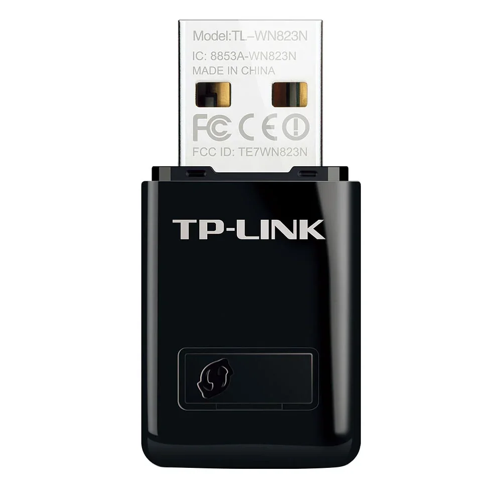 محول USB لاسلكي تي بي-لينك ميني إن بسرعة 300 ميجابت في الثانية