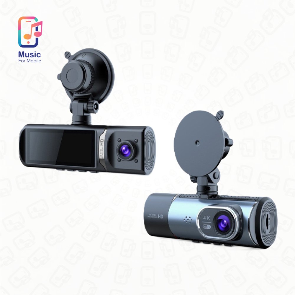 كاميرا سيارة 4K Vehicle BlackBox DVR بثلاث قنوات فيديو