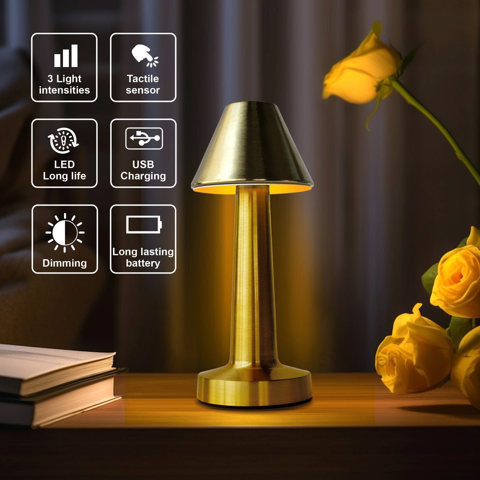 Cordless Touch LED Desk Lamp