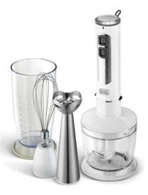 BLACK+DECKER SB4000-B5 Hand Blender with Chopper and Whisk