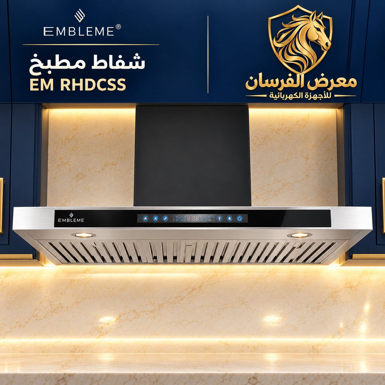 EMBLEME EM RHDCSS Kitchen Range Hood