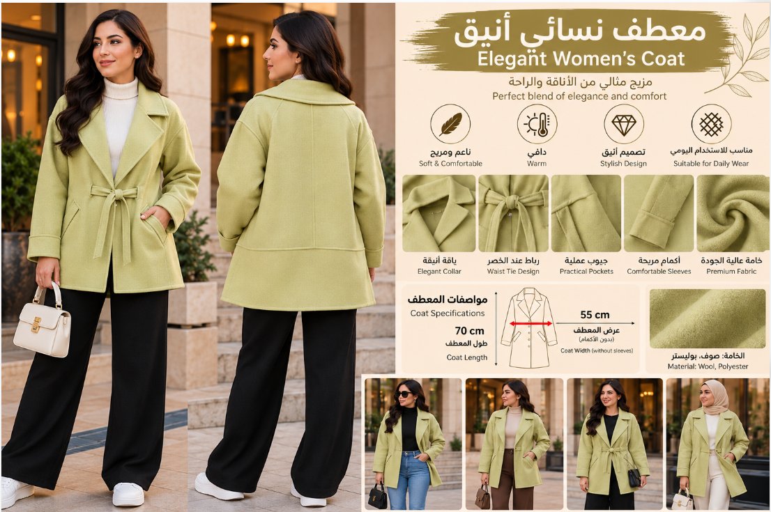 B02 Women's Long Coat