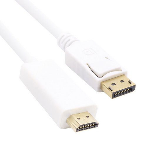 كيبل VCOM DisplayPort ذكر إلى HDMI ذكر بدقة 1080P@60Hz وموصلات مطلية بالذهب 24K موديل 2023