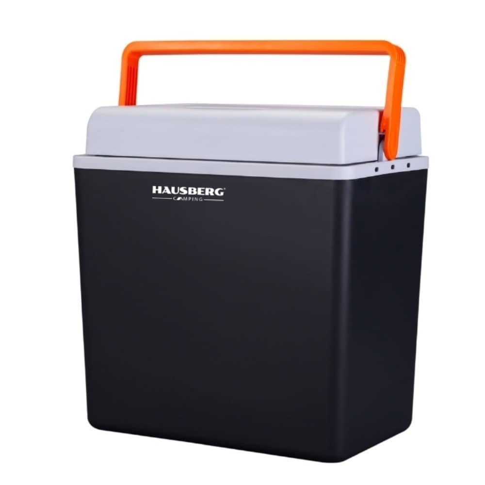 Hausberg HB-G050 Portable Camping Cooler - 20 Liters - Gray and Black