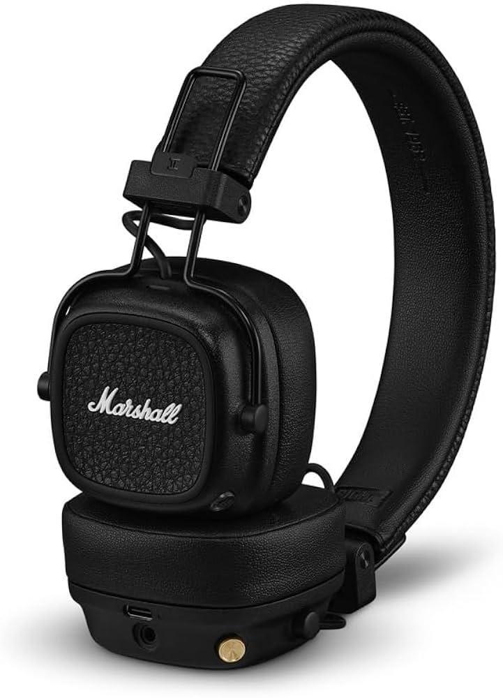 Marshall Major V BT Headphones Black ( Wirless charging)