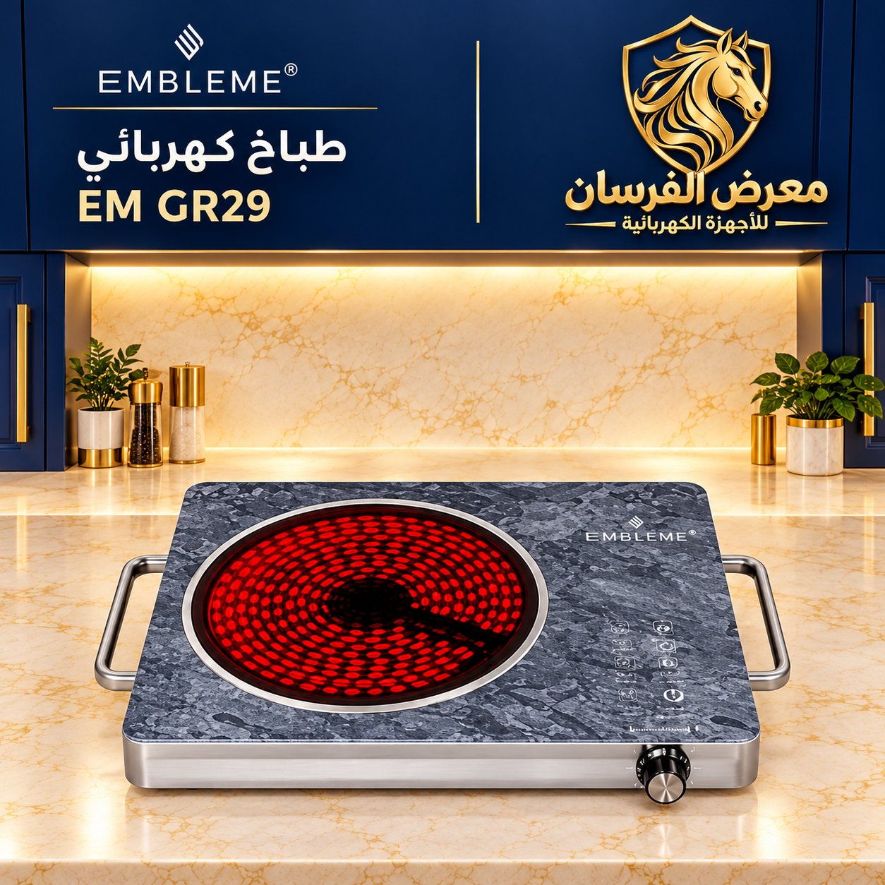 EMBLEME EM GR29 Single Electric Cooker