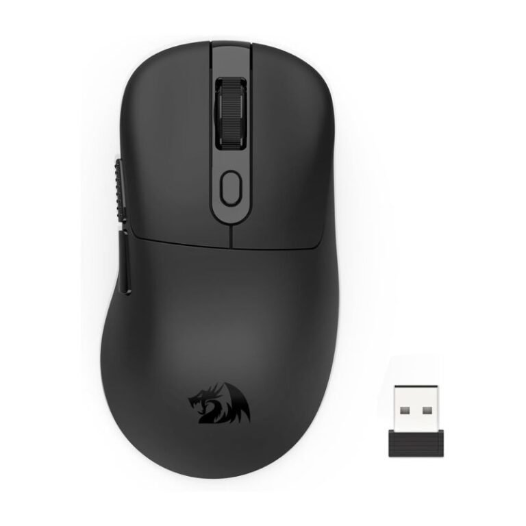 ماوس ألعاب ريدراجون جابنس M818 تلاي مود لاسلكي | 3 مودات اتصال، تصميم مريح Ergonomic، سلكي وبلويتوث و2.4GHz