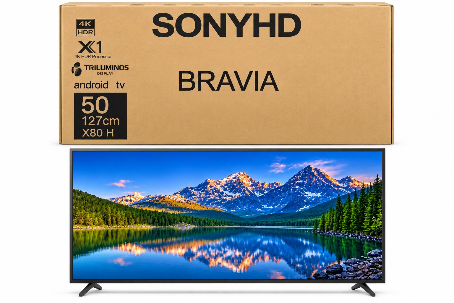 شاشة سونياجدي براڤيا سمارت 50 بوصة 4K HDR