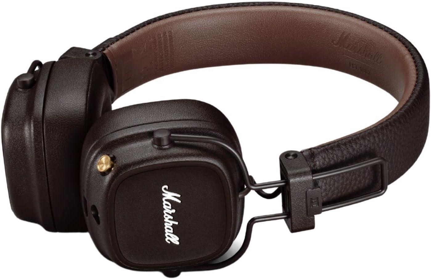 Marshall Major IV Headphones Brown