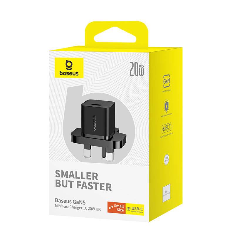شاحن Baseus GaN5 Mini فائق السرعة 1C 20 واط