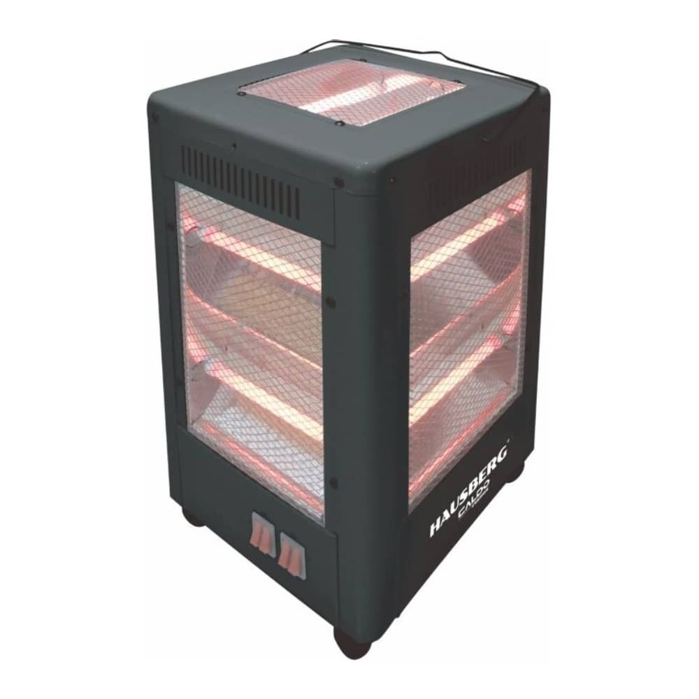 مدفأة كوارتز كهربائية 5 جوانب هاوسبيرغ Hausberg بقوة 2200W – أسود