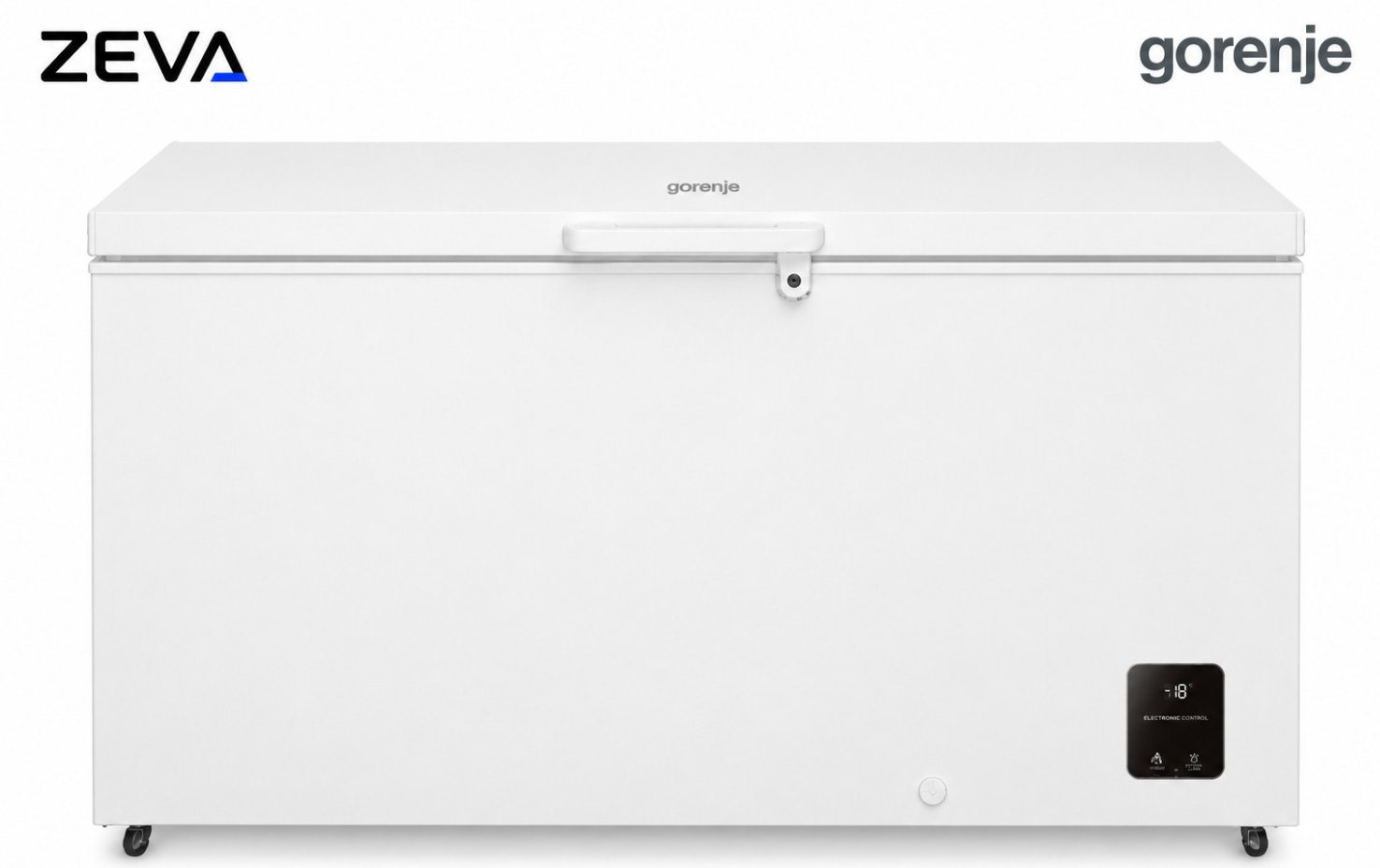 مجمدة جورنج أفقية بسعة 420 لتر (15 قدم) مع ضاغط Inverter وتقنية FastFreeze