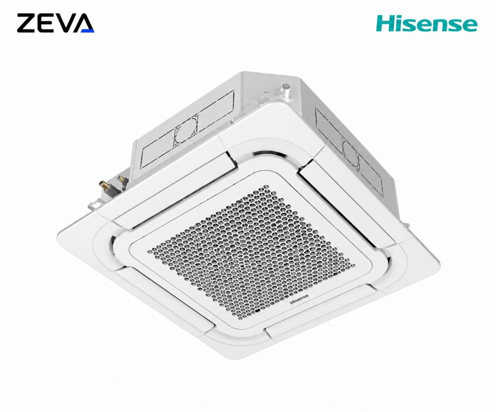 سبلت هايسنس كاسيت سقفي سعة 4 طن مع تقنية Inverter والتحكم الرقمي بشاشة عرض