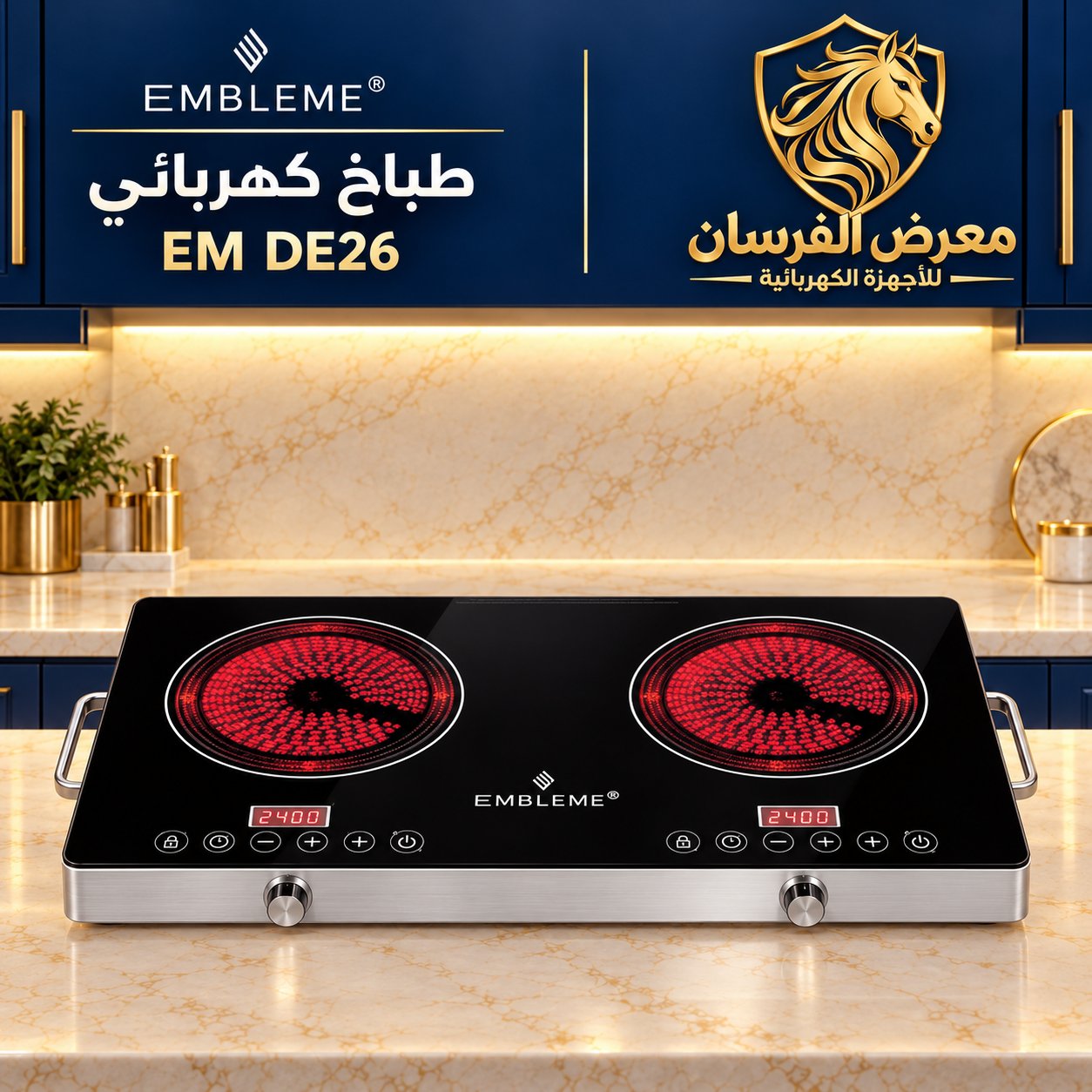 EMBLEME EM DE26 Double Electric Cooker