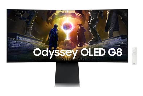 شاشة ألعاب ذكية سامسونج أوديسي جي 8 أوليد 34 بوصة - Samsung Odyssey G8 LS34DG852SMXUE
