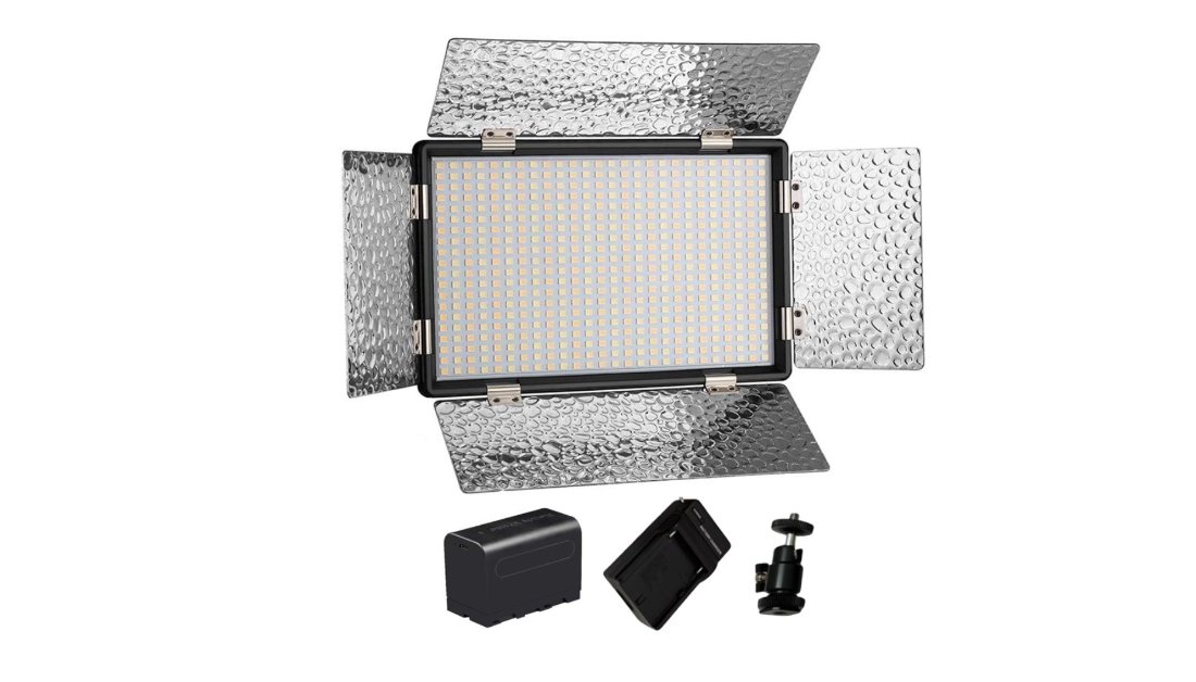 DC-520 Video Led Light Bi Color 37w with Battery & Charger