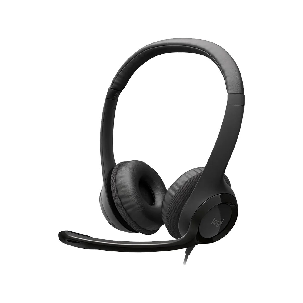 سماعة رأس لوجيتك Logitech H390 سلكية – أبيض