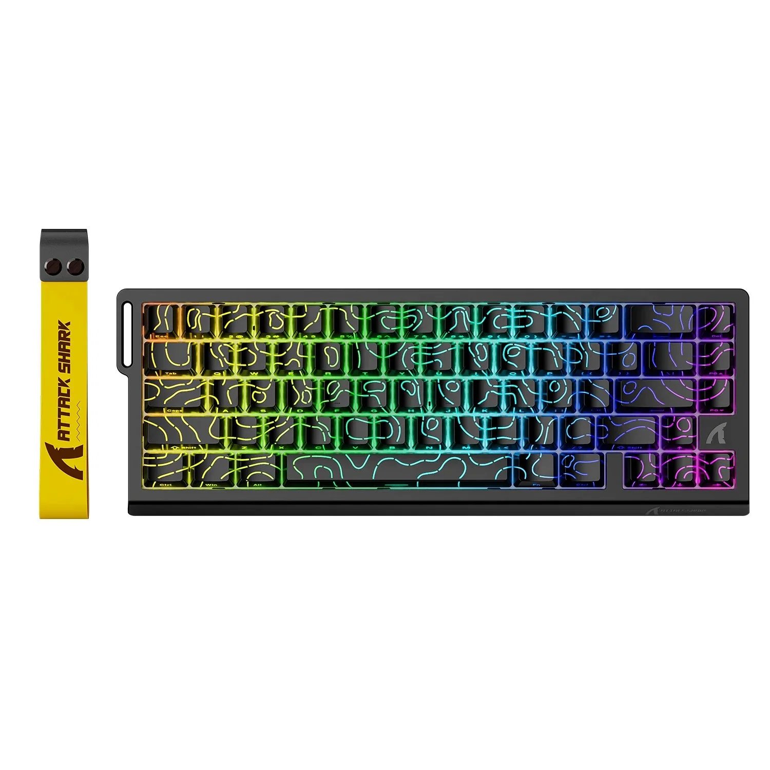 Attack Shark X68 HE Magnetic Keyboard (Contours Black Edition)