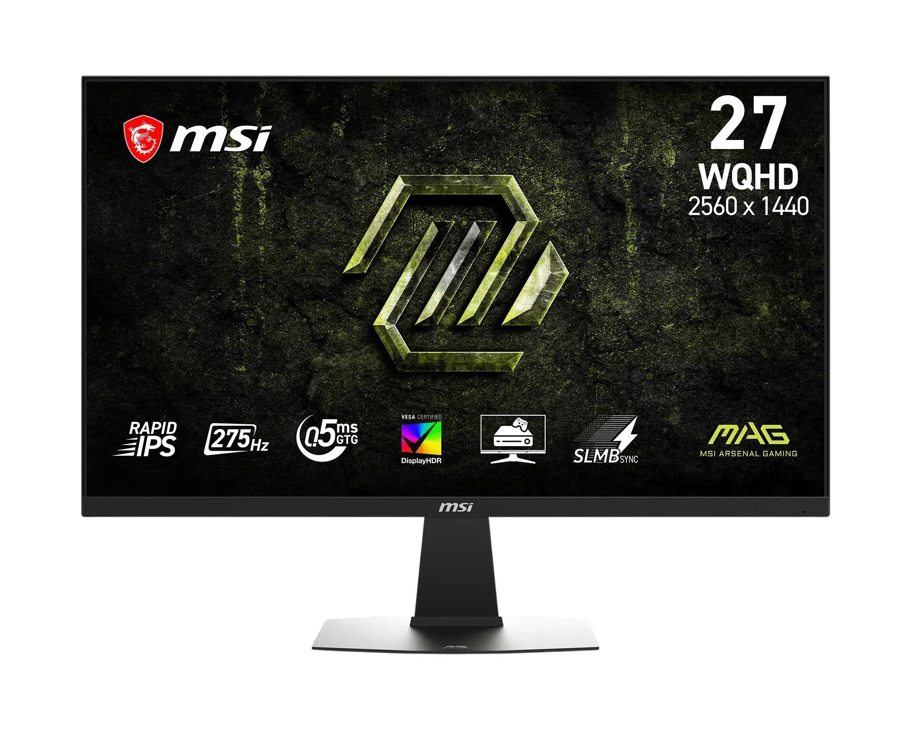 MSI MAG 276QE27 27" WQHD 275Hz Rapid IPS Gaming Monitor