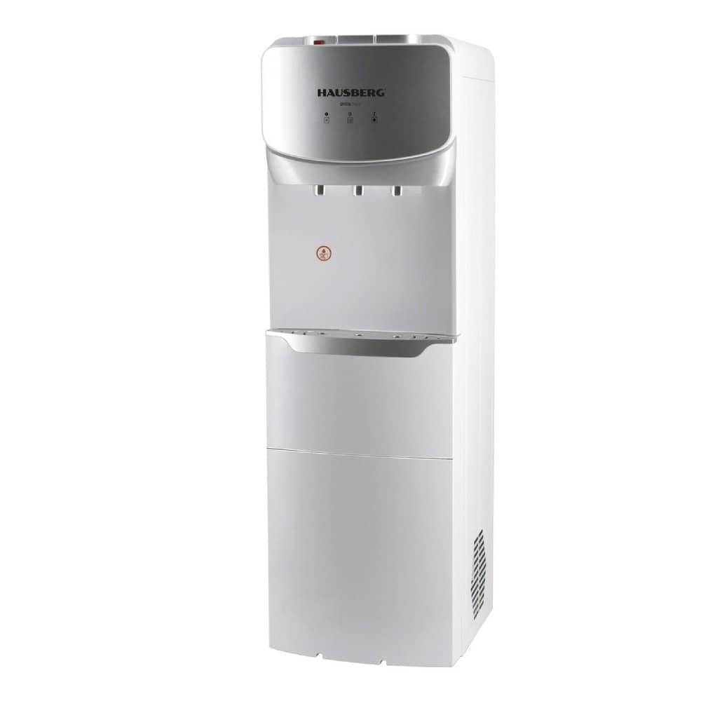 Hausberg HB-6033GR Water Dispenser with Built-in Ice Maker - Silver and Black