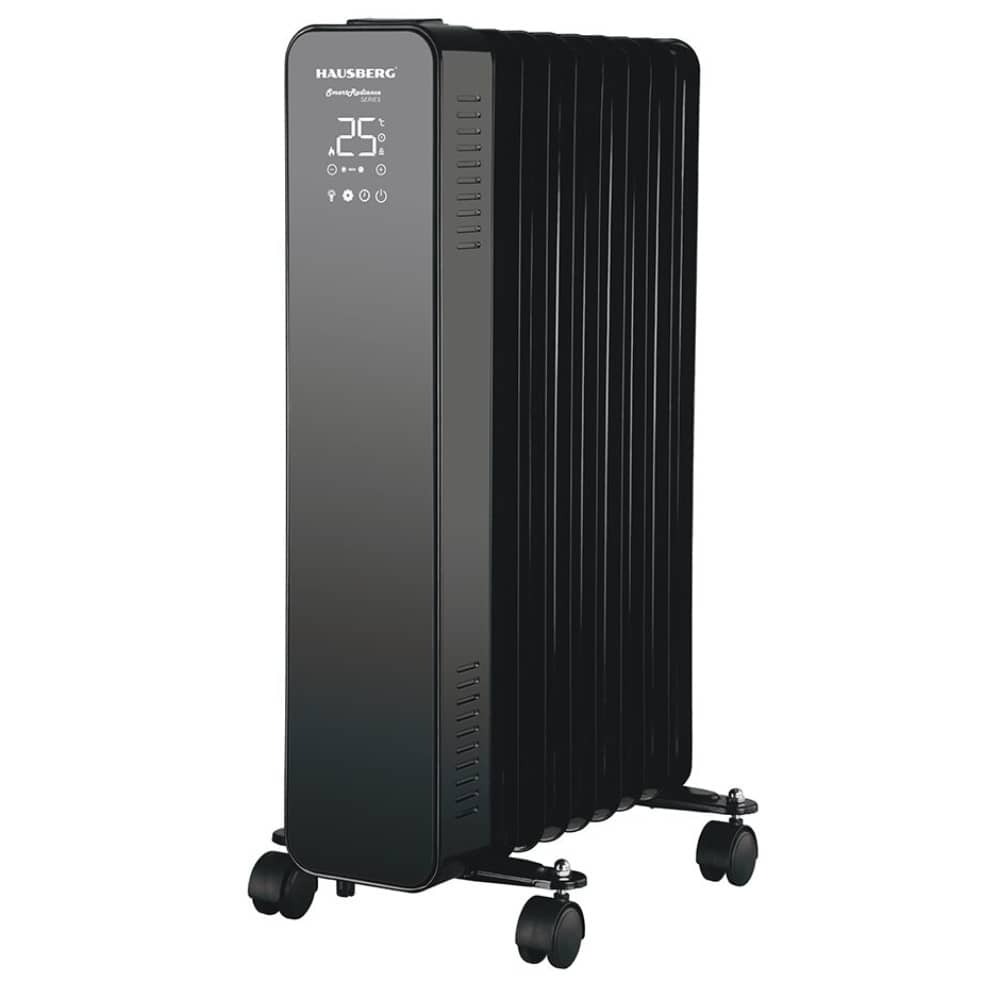 مدفأة كهربائية رقمية هاوسبيرغ Hausberg بقوة 2000W – أسود